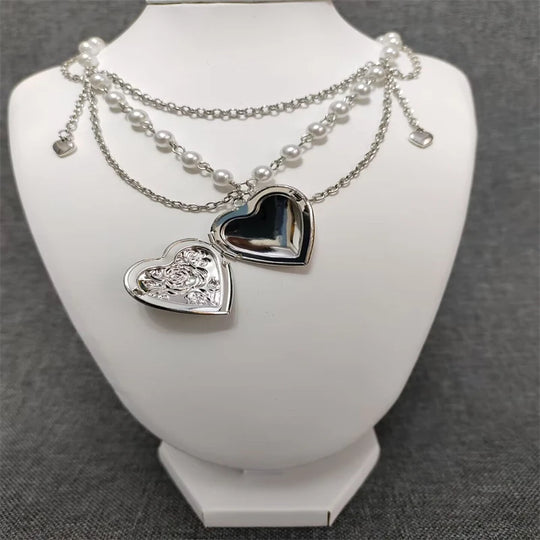 Handmade Victorian Locket Style Necklace