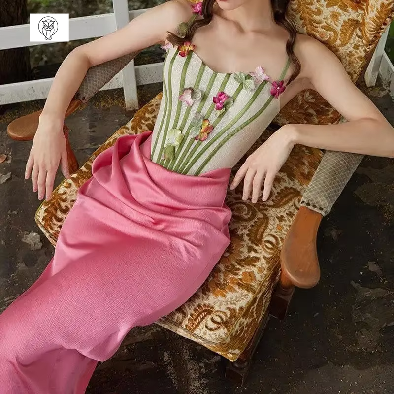Summer French Court Corset Dress