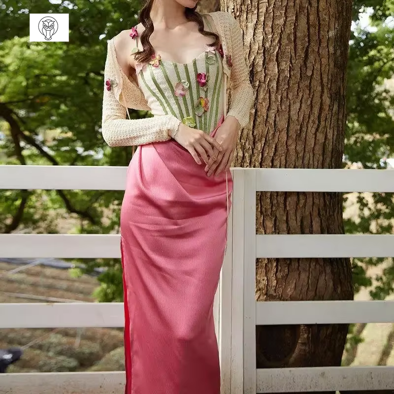 Summer French Court Corset Dress