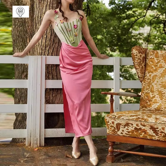 Summer French Court Corset Dress