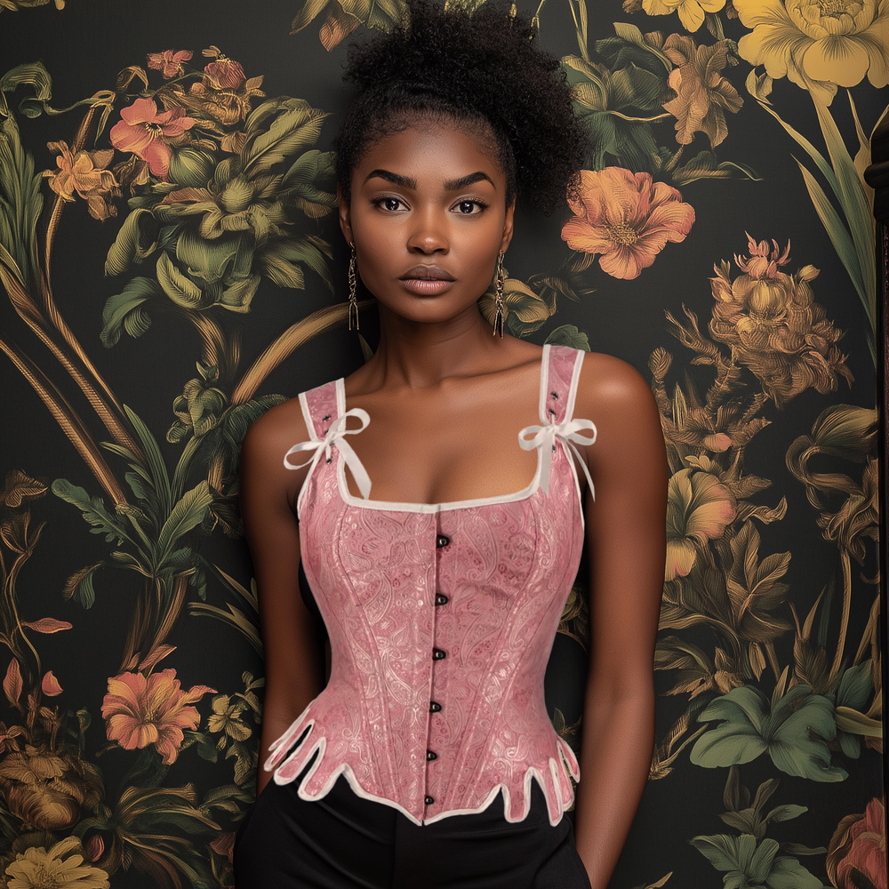 Pink Vintage Vest Corset