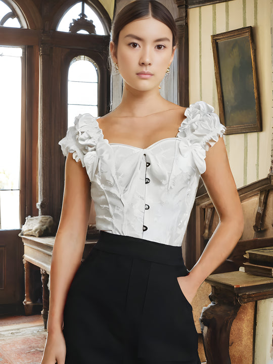 Fashion Waistline Corset with Sleeves