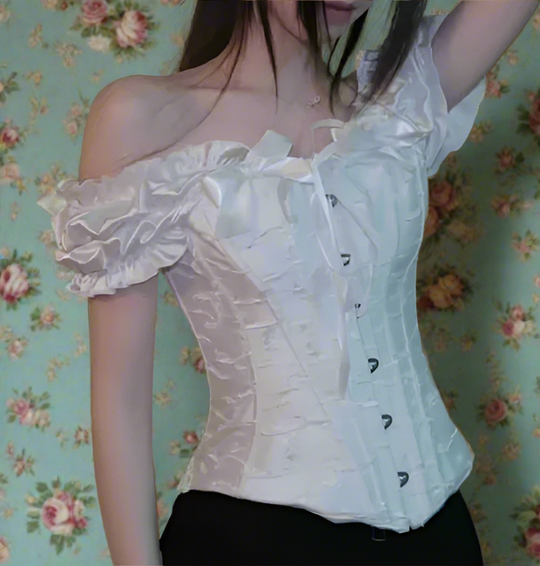 Fashion Waistline Corset with Sleeves