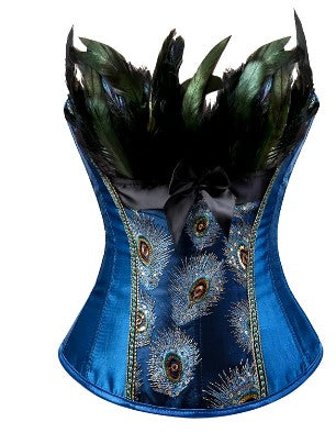 Feather Corset Bustier