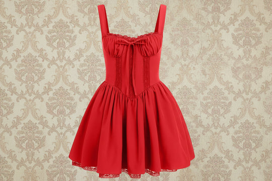 Women Summer Corset Mini Dress