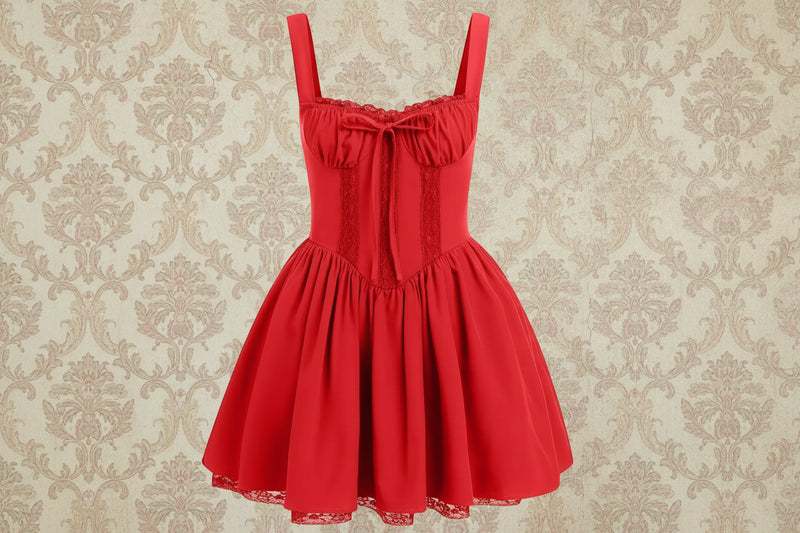 Women Summer Corset Mini Dress