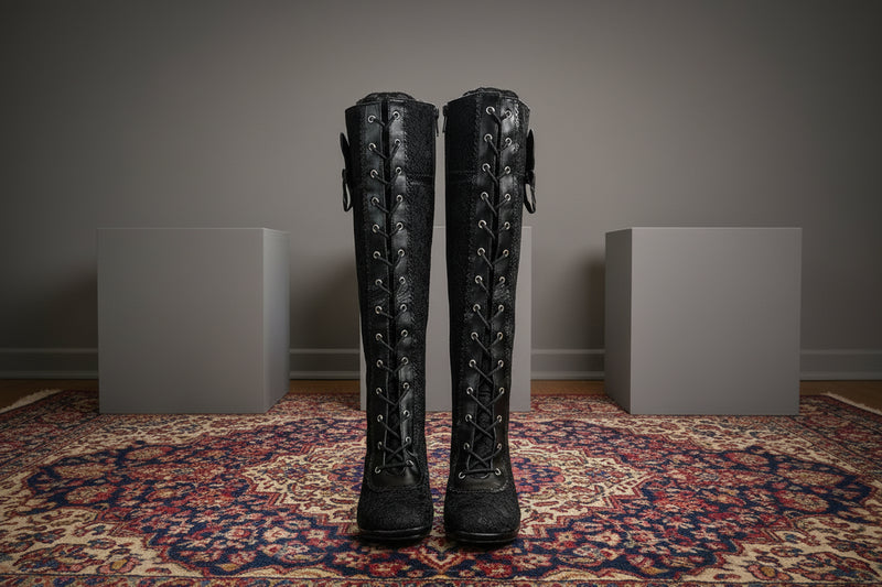 Customized Victorian Steampunk Bowknot Boots