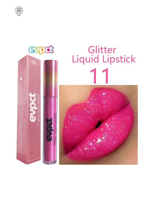 Sparkling Matte Liquid Glitter Lip Gloss