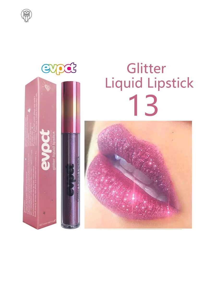 Sparkling Matte Liquid Glitter Lip Gloss