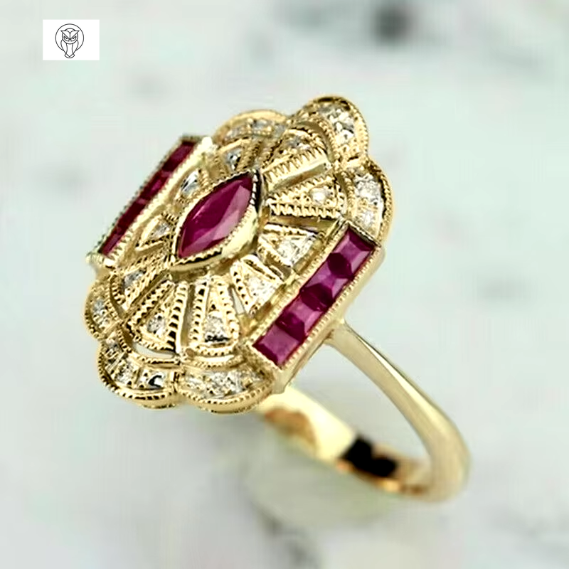 Victorian  Luxury Era Ring