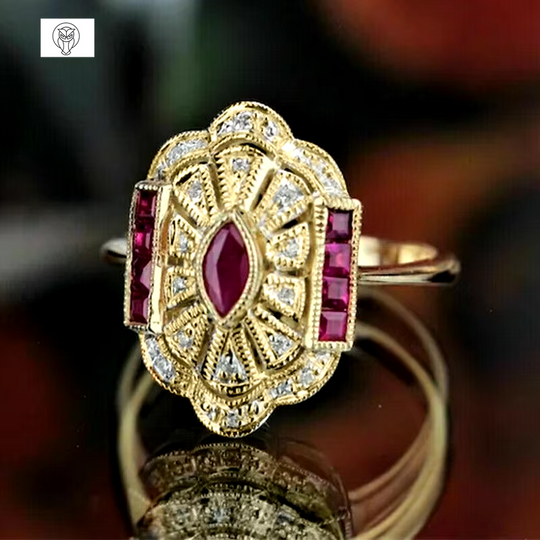 Victorian  Luxury Era Ring