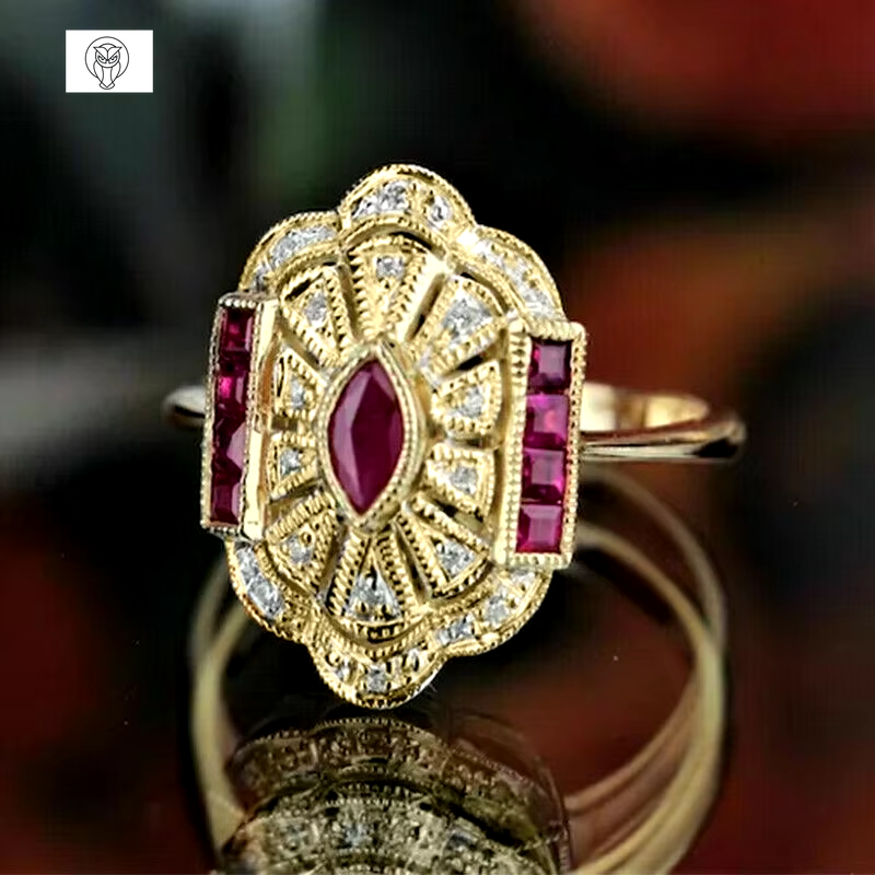 Victorian  Luxury Era Ring