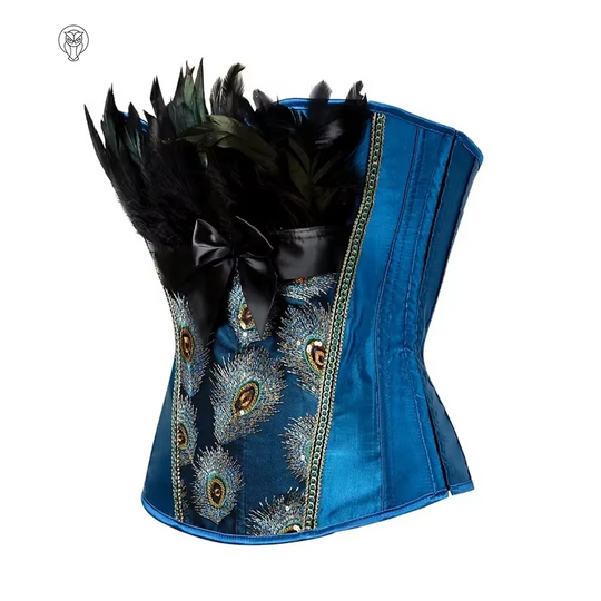 Feather Corset Bustier