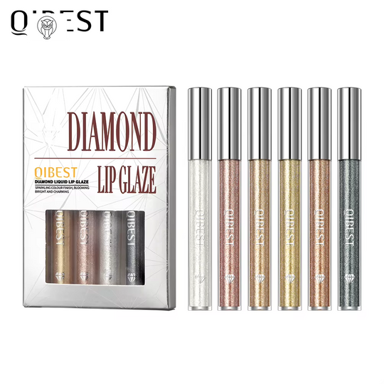 Waterproof Sparkling Diamond Glaze Lip Gloss