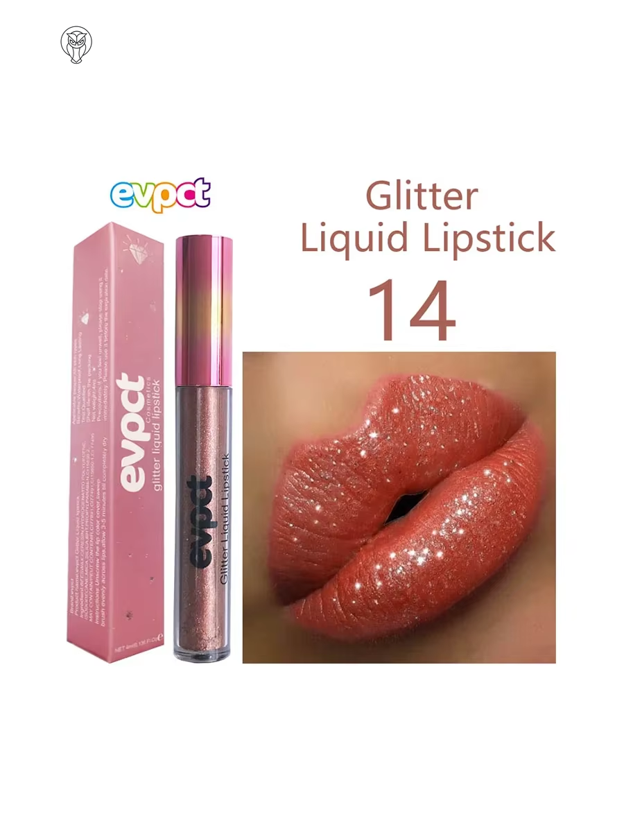 Sparkling Matte Liquid Glitter Lip Gloss