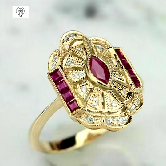 Victorian  Luxury Era Ring